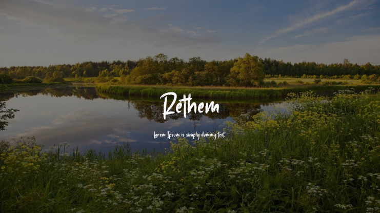 Rethem Font