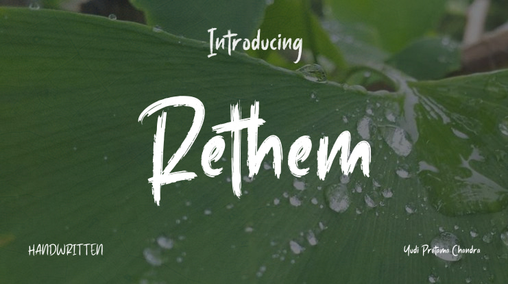 Rethem Font