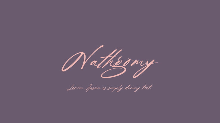Nathgomy Font