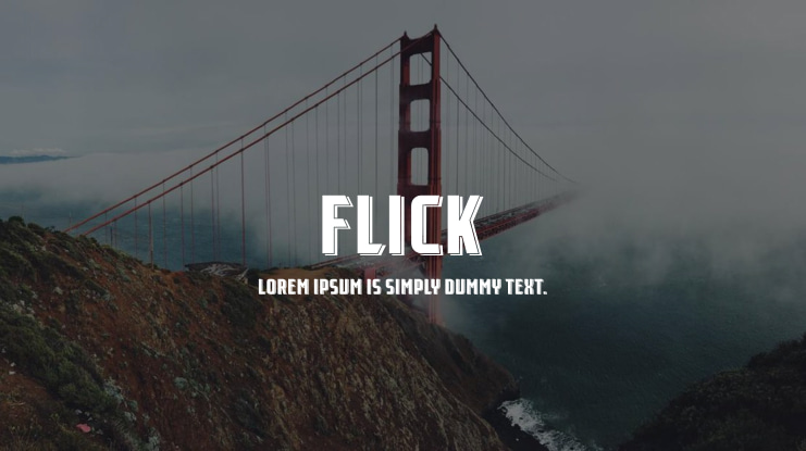 Flick Font