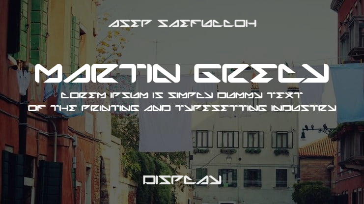 Martin Grely Font