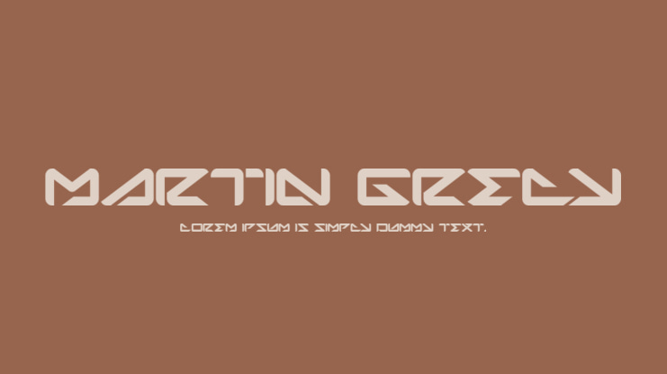 Martin Grely Font