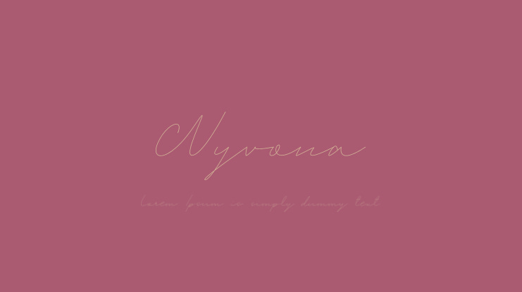 Wyvona Font