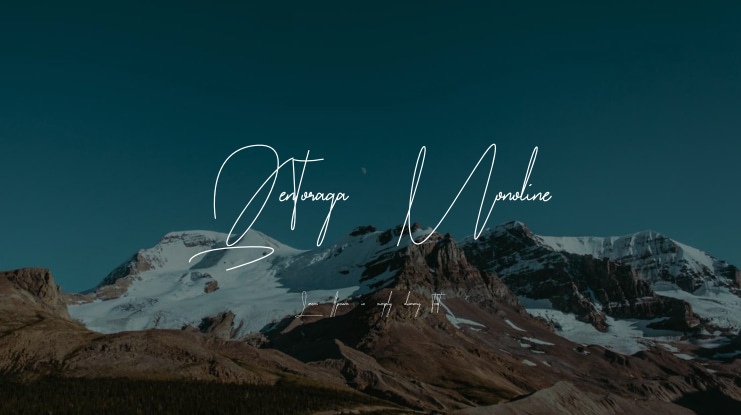 Qentoraga Monoline Font