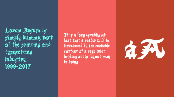 Gothicus Vulgaris Font