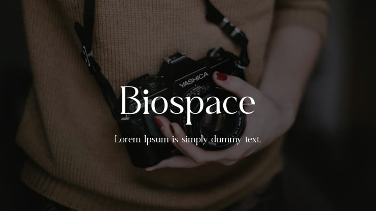 Biospace Font