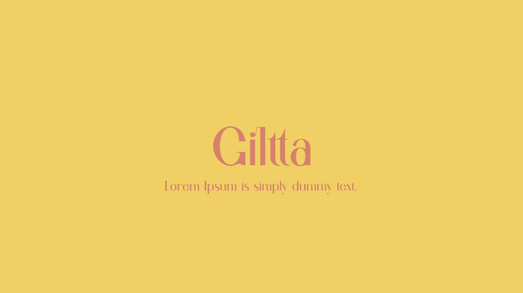 Giltta Font