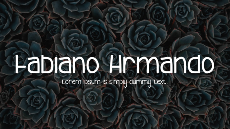 Fabiano Armando Font Family