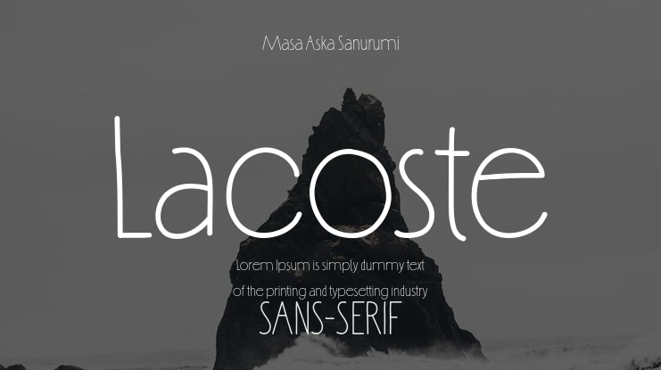 Lacoste Font