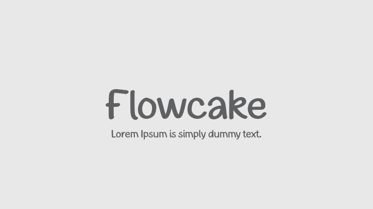 Flowcake Font
