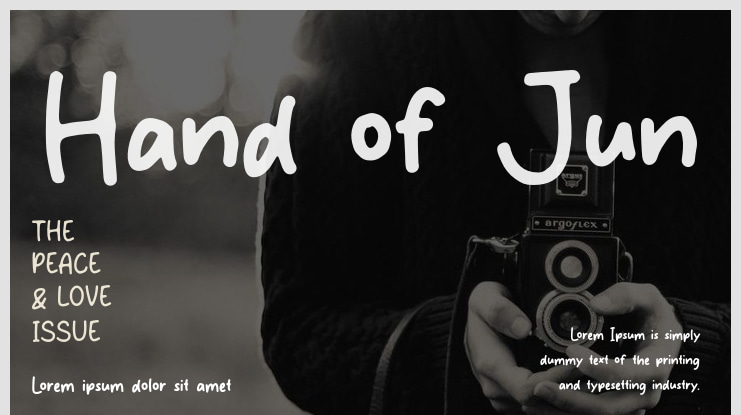 Hand of Jun Font