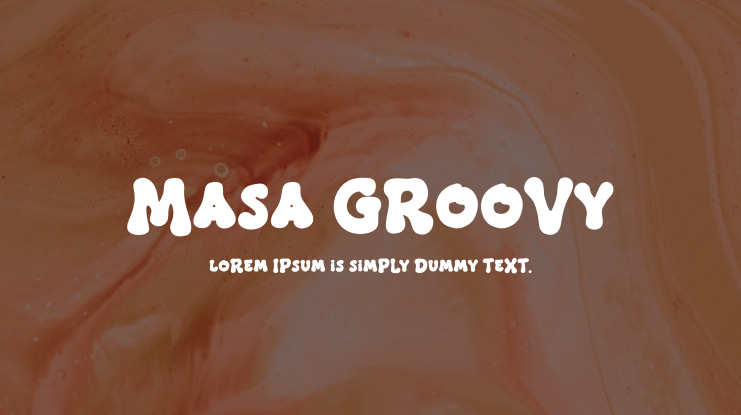 Masa Groovy Font