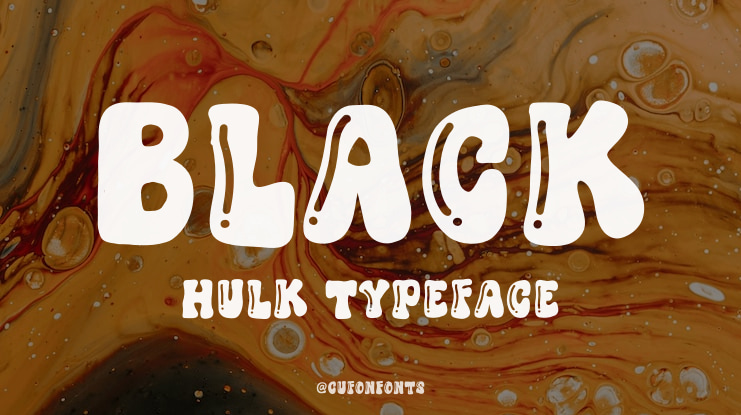 Black Hulk Font