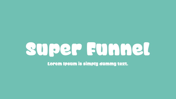 Super Funnel Font