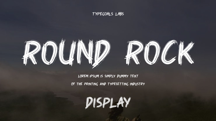 Round Rock Font