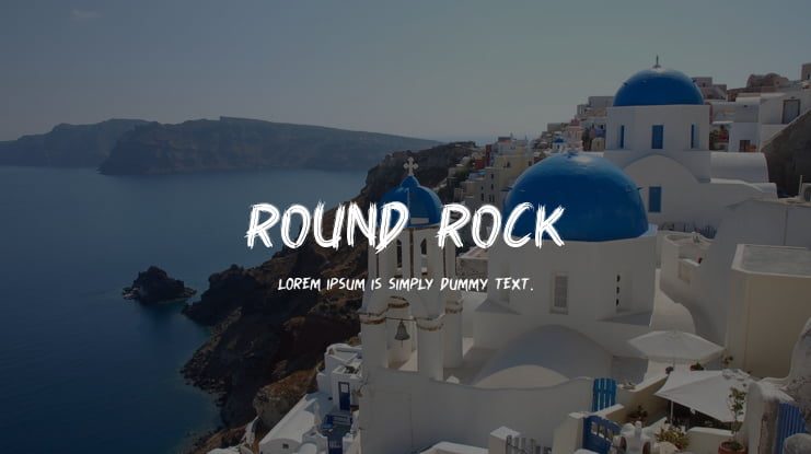 Round Rock Font