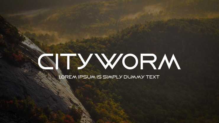 Cityworm Font