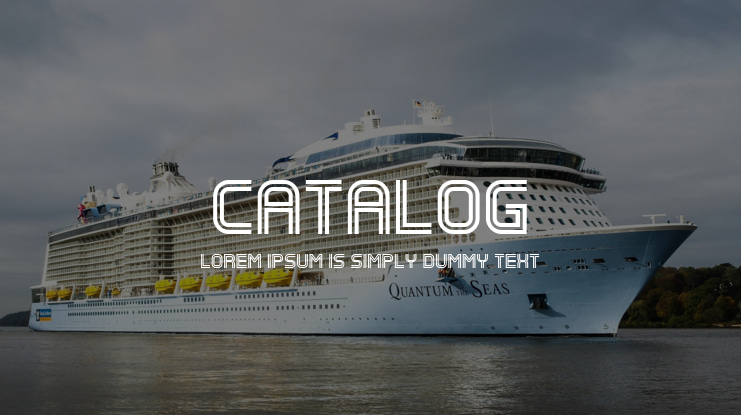 Catalog Font