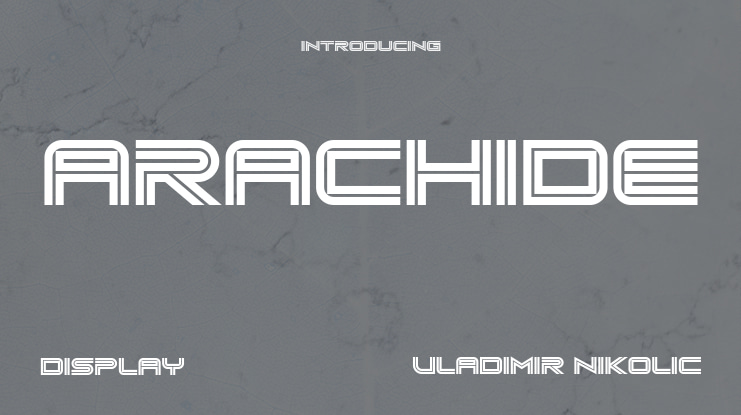 Arachide Font Family