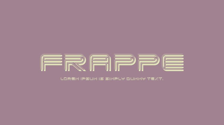 Frappe Font