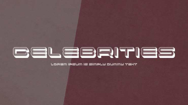 Celebrities Font