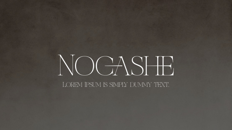 Nocashe Font