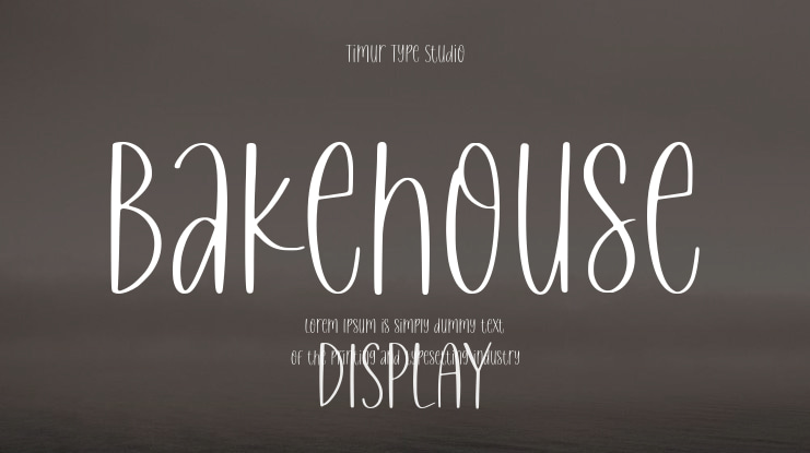 Bakehouse Font