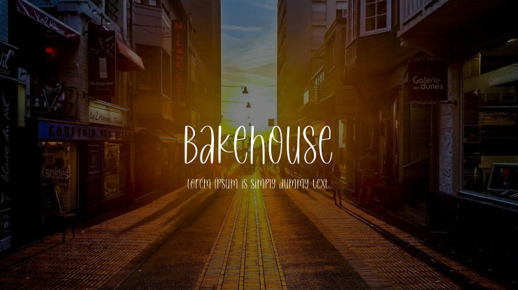 Bakehouse Font