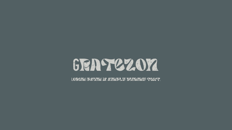 Gratezon Font