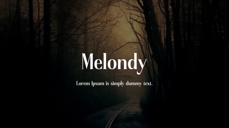 Melondy Font