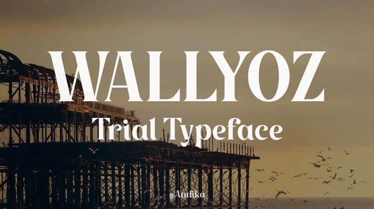 WALLYOZ Trial Font