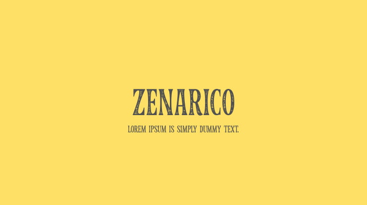 Zenarico Font