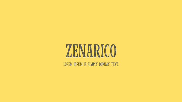 Zenarico Font