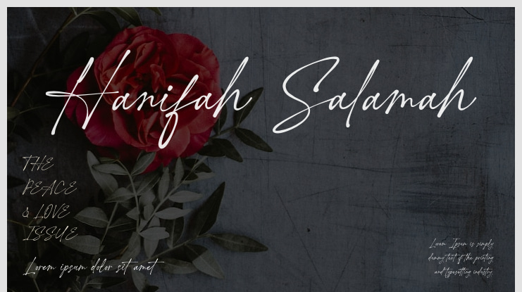 Hanifah Salamah Font