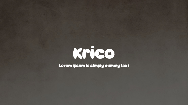 Krico Font