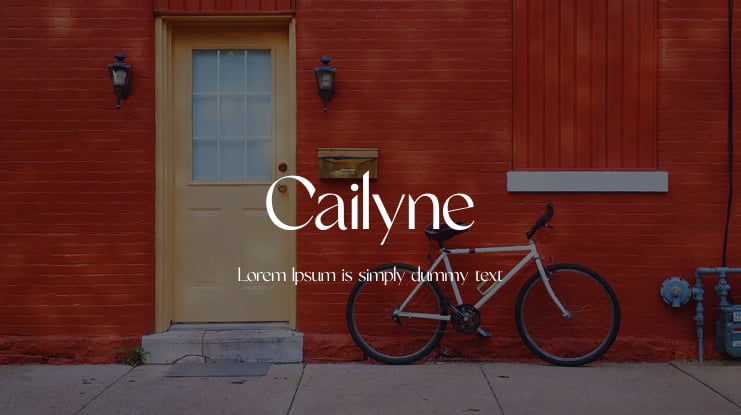 Cailyne Font Family