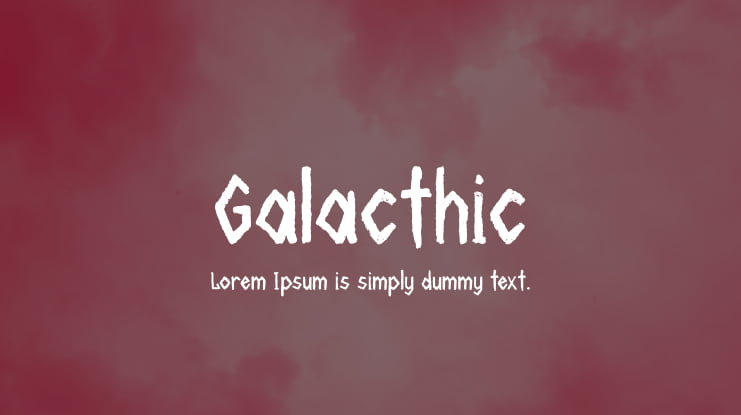 Galacthic Font