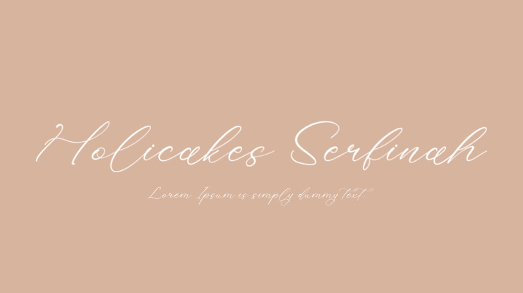 Holicakes Serfinah Font