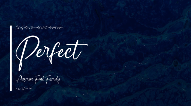Perfect Ausmar Font