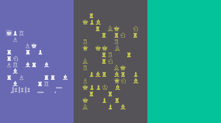 Chess Alpha Font
