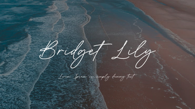 Bridget Lily Font