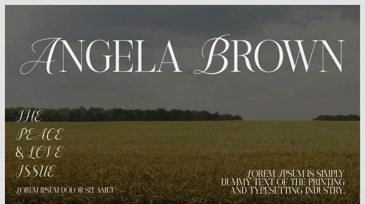 Angela Brown Font