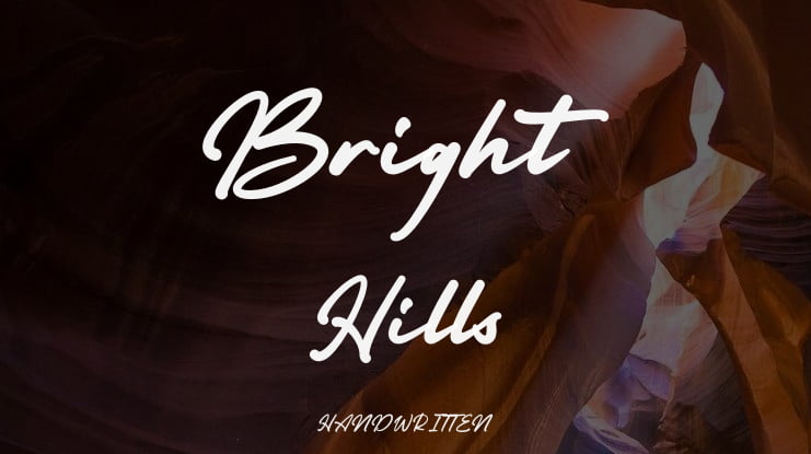 Bright Hills Font