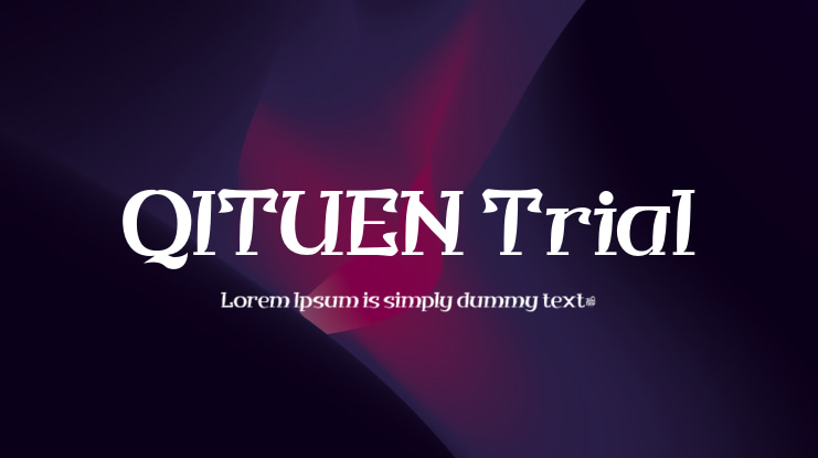 QITUEN Trial Font