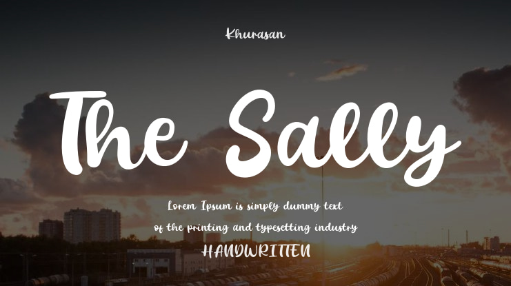 The Sally Font