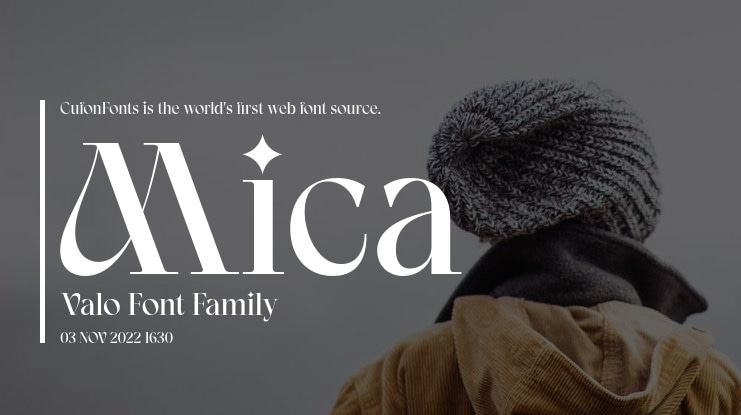 Mica Valo Font