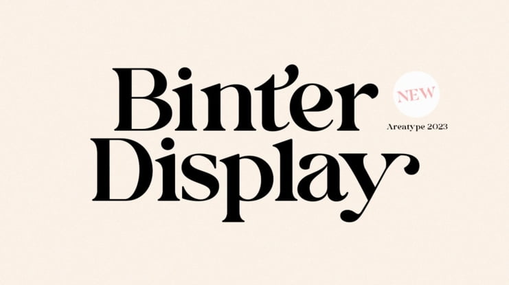 Binter Typeface Font