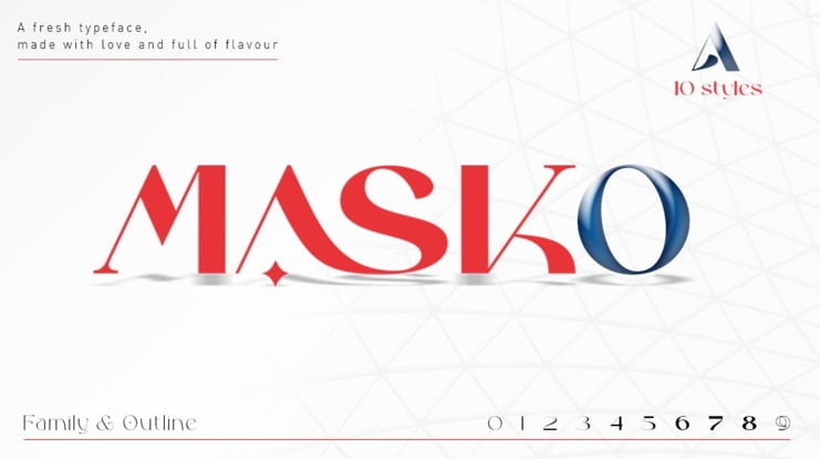 Masko Display Font