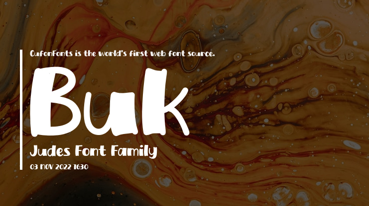 Buk Judes Font