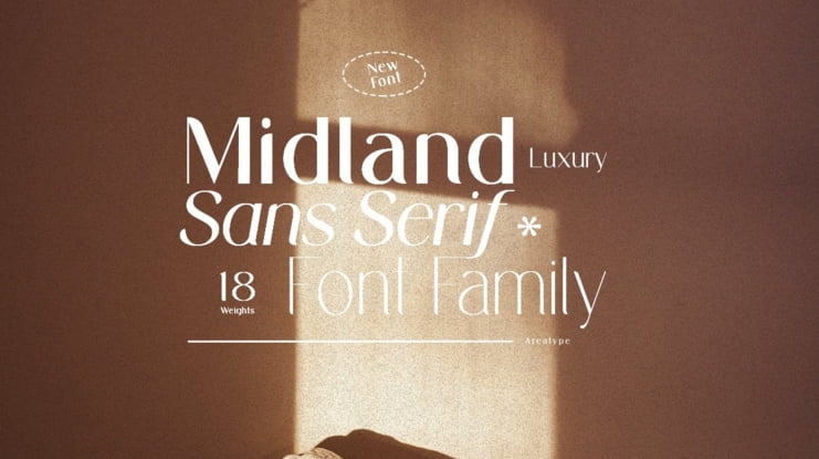 Midland Display Font